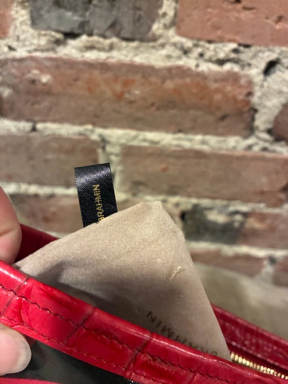 Brahmin~ NWT!!~ Rosalyn Raspberry Newport - Picture 5 of 9